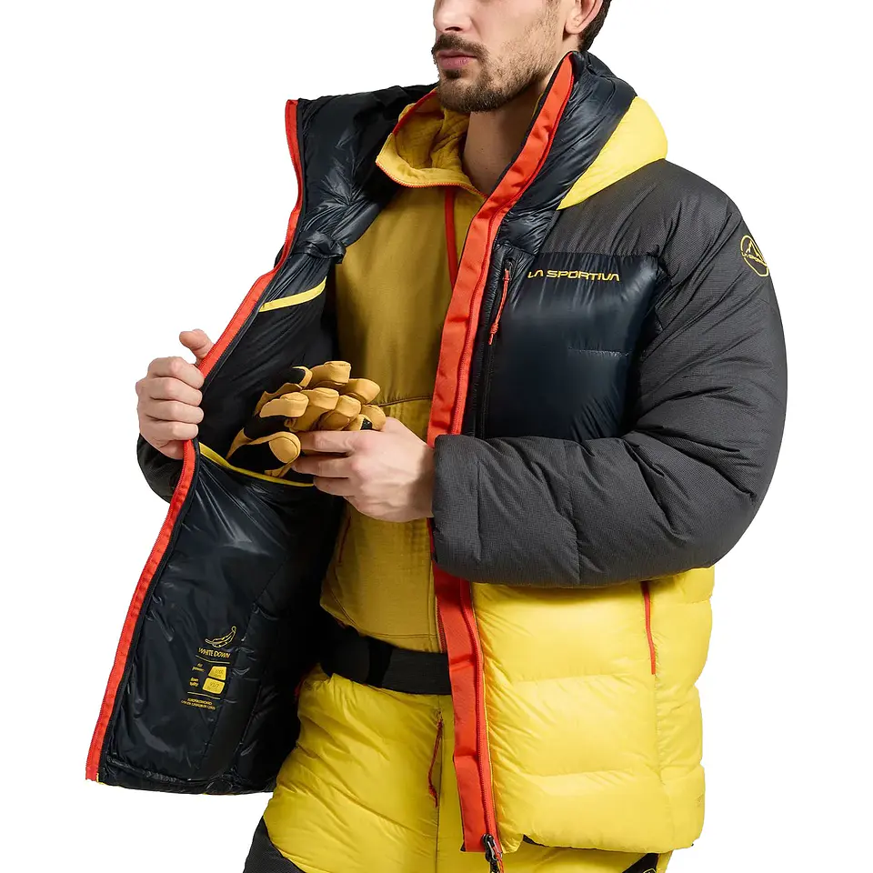 Parka de Pluma Olympus Tech Down Black/Yellow La Sportiva 4