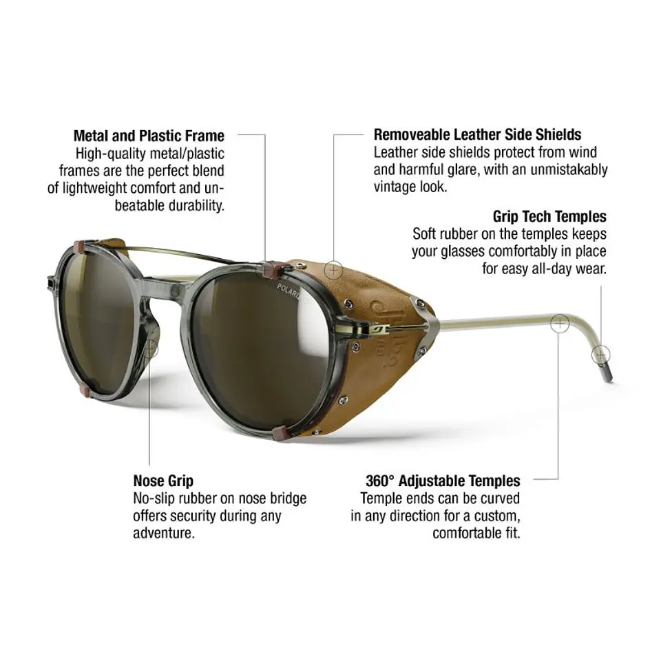 Lente Legacy Polarized 3 Gris Clair/Gold Julbo 2