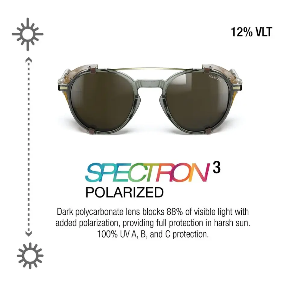 Lente Legacy Polarized 3 Gris Clair/Gold Julbo 3