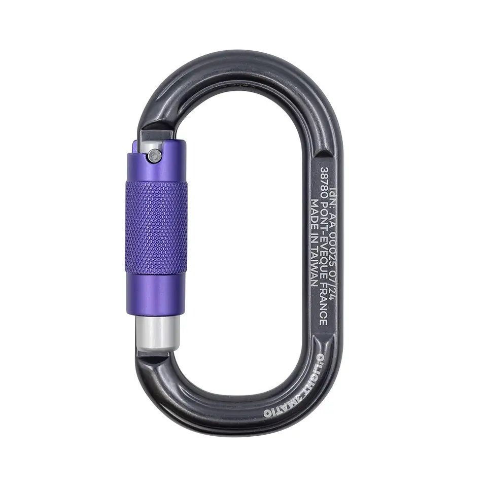 Mosquetón O Light 3-Matic Gris-Morado Beal 2
