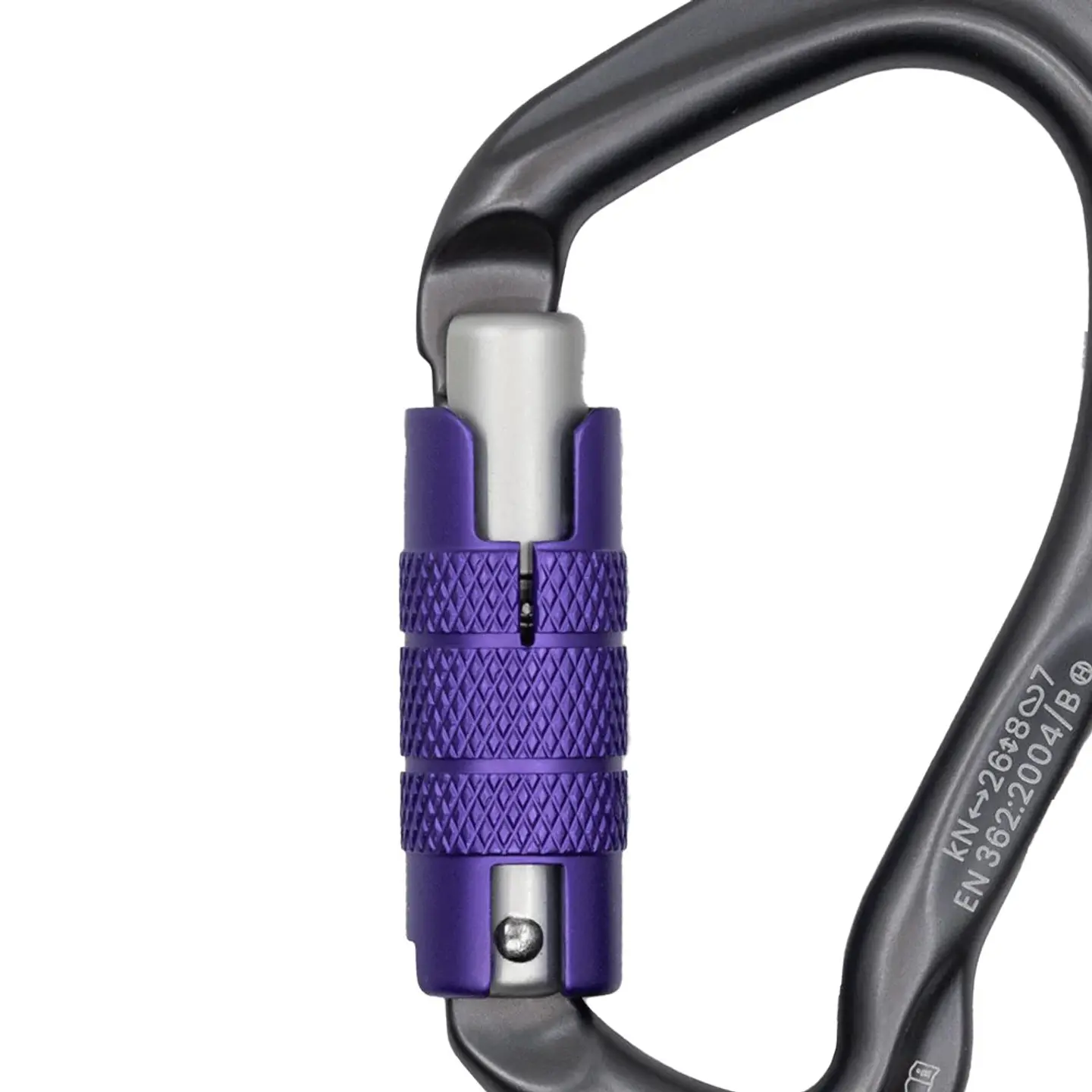 Mosquetón Be Link 3-Matic Gris-Morado Beal 2