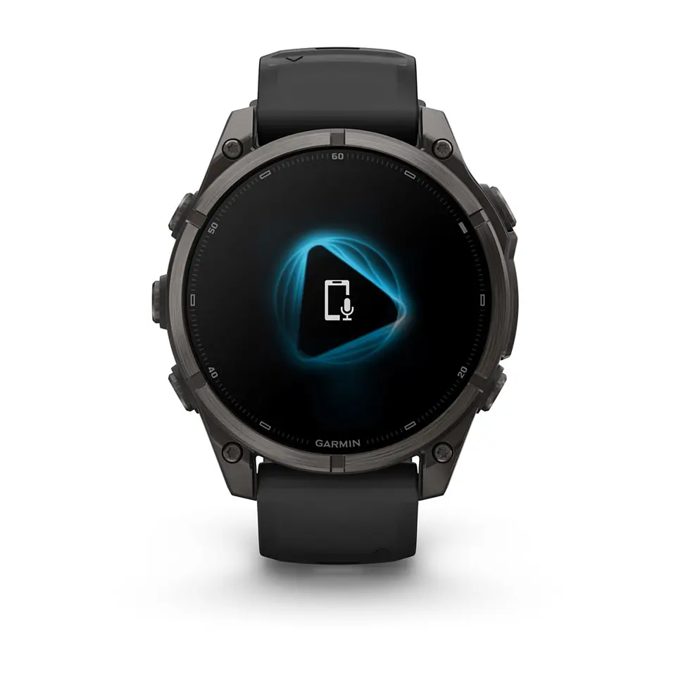 Garmin fēnix 9 47 mm – Titanio DLC, correa negra 4