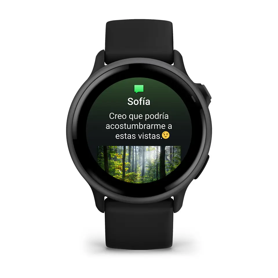 Garmin vívoactive 6 – Pizarra, correa negra 2