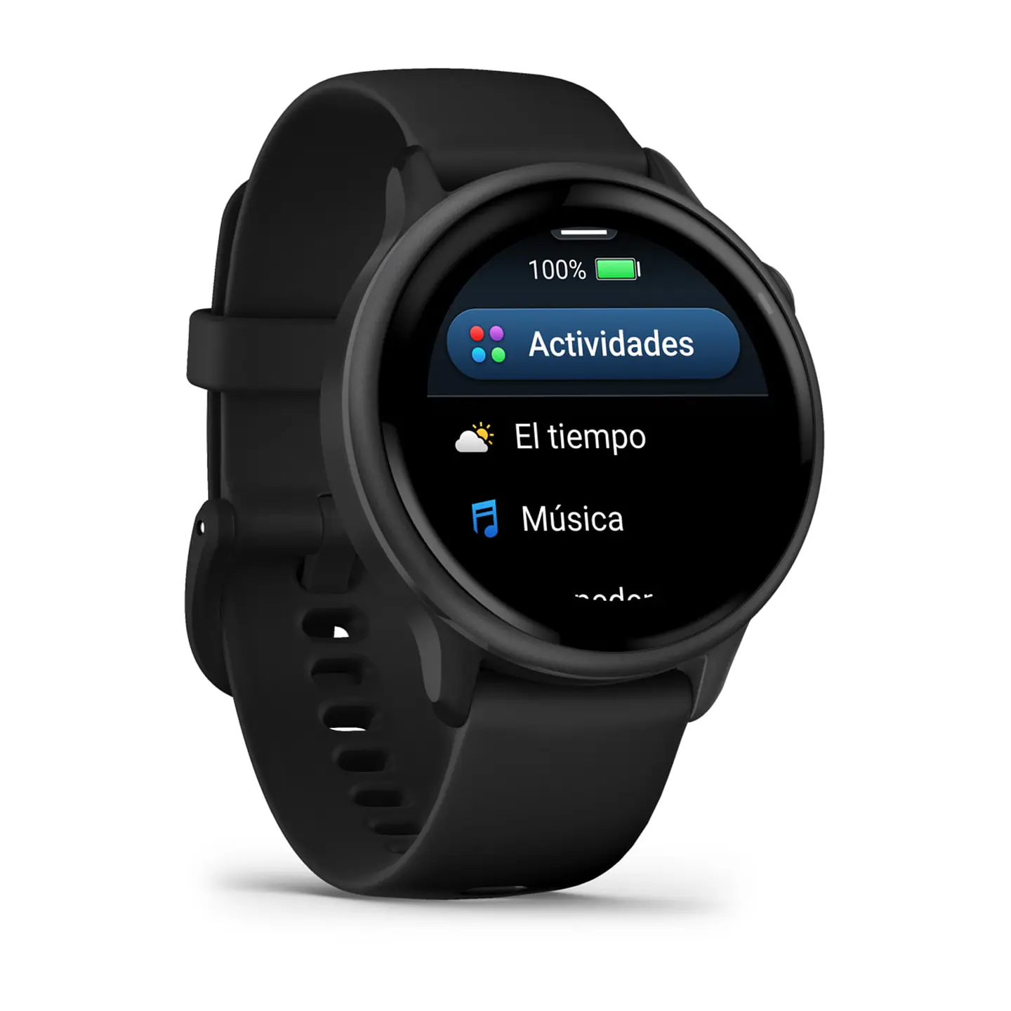 Garmin vívoactive 6 – Pizarra, correa negra 3