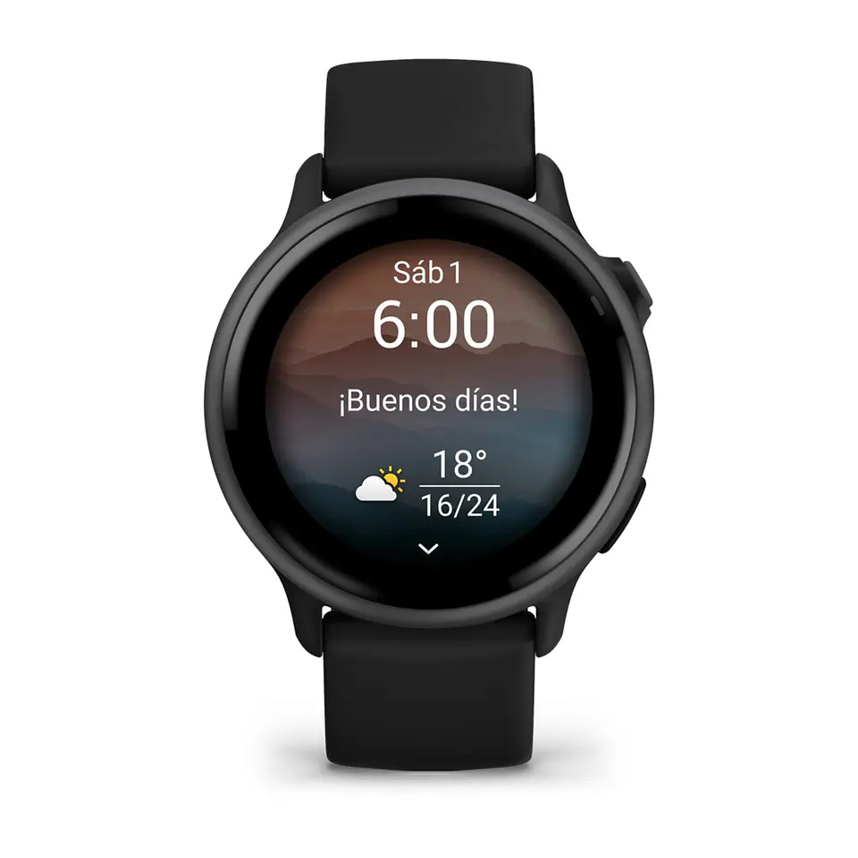 Garmin vívoactive 6 – Pizarra, correa negra 4