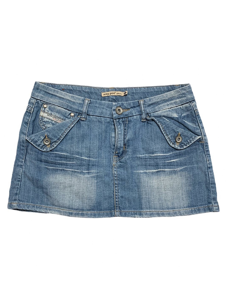Mini falda mezclilla (L · Mujer) 1