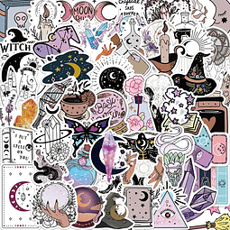 SET DE STICKERS WITCHY