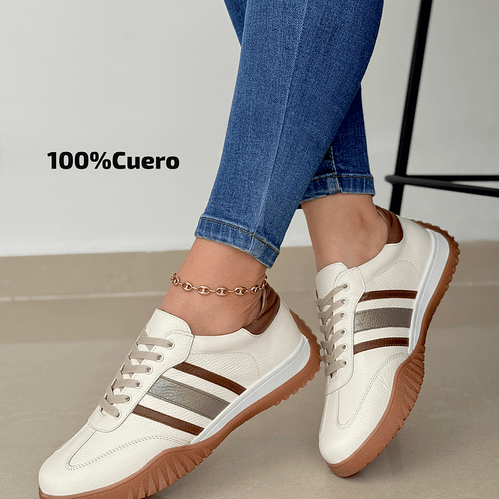 Tenis para Dama Platino 2