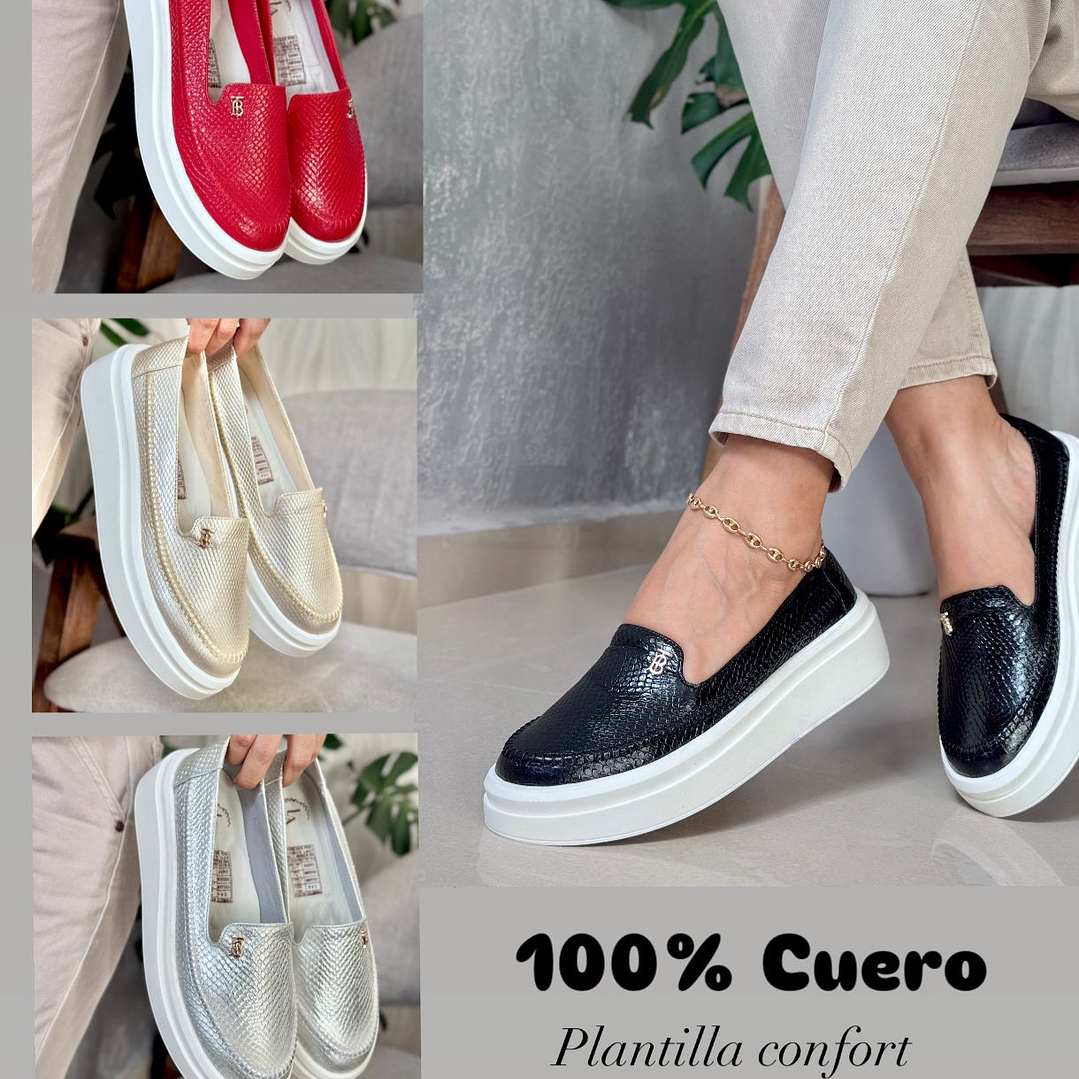 Mocasines para Dama en Cuero - Pilar 5