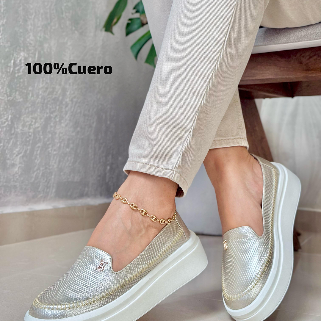 Mocasines para Dama en Cuero - Pilar 3