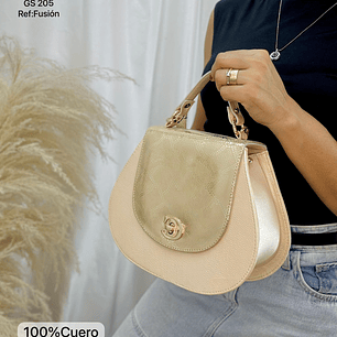 Bolso en Cuero Fusión