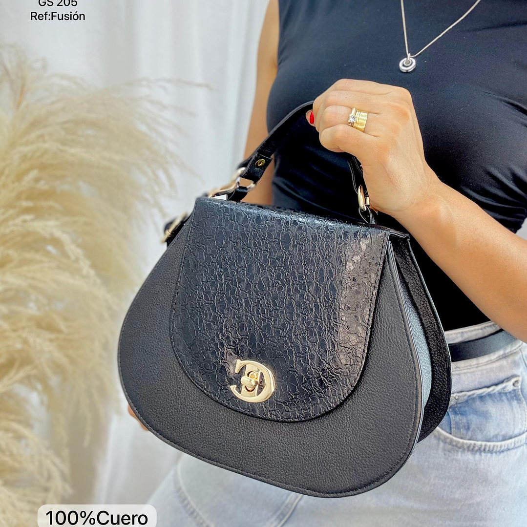 Bolso en Cuero Fusión 2
