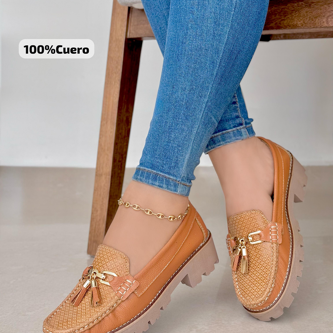 Mocasines para Dama en Cuero - TAURO 3