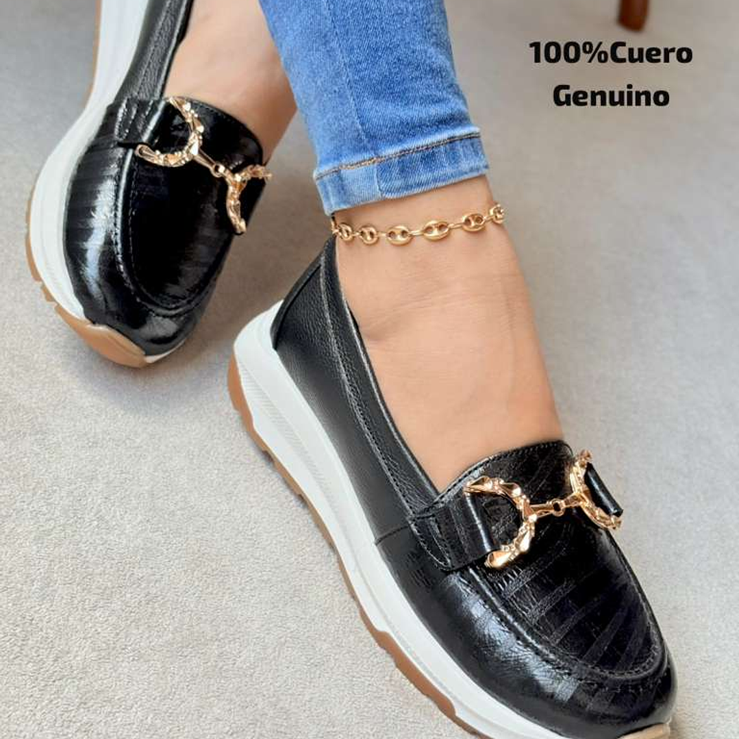 Mocasines para Dama en Cuero - CLARISA 2