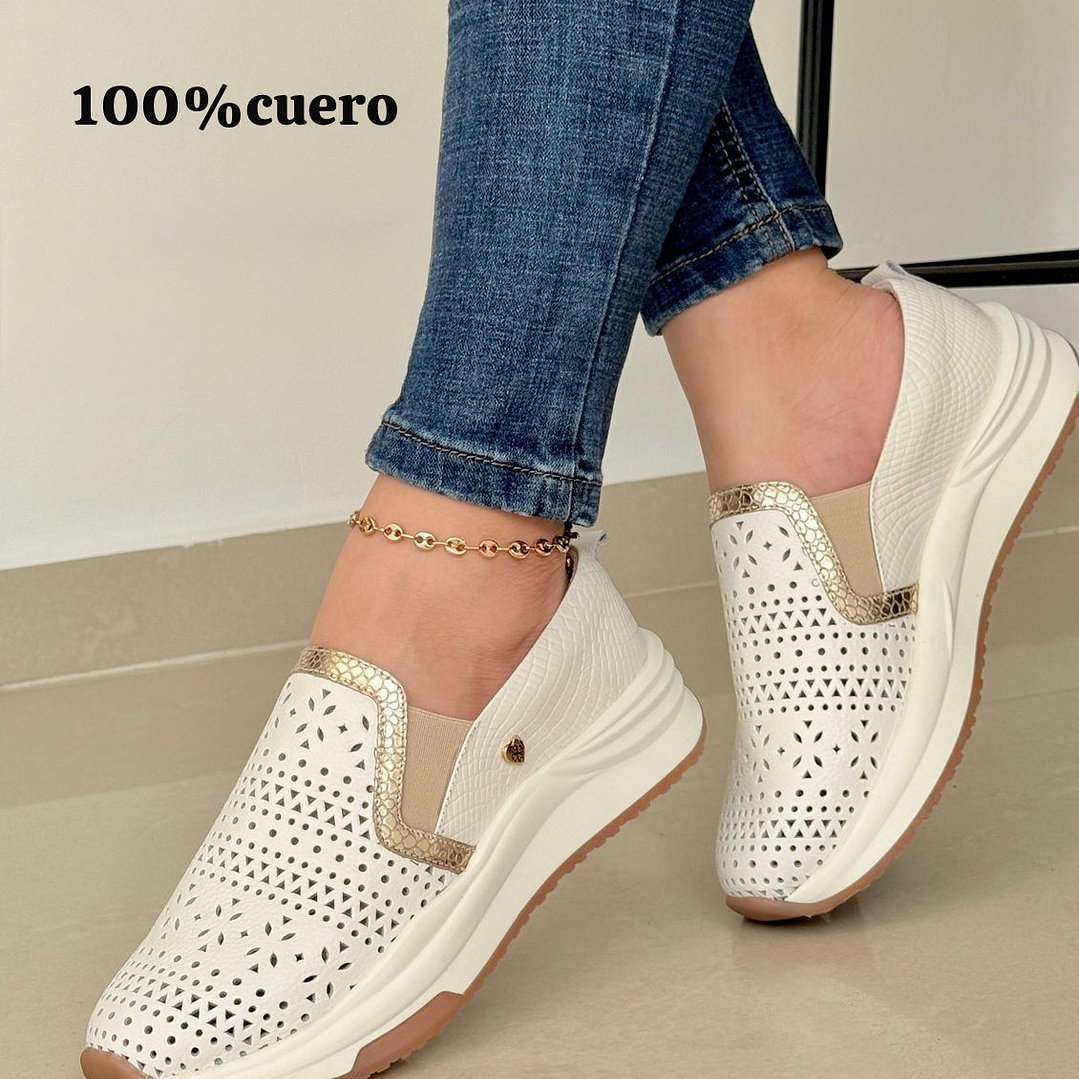 Mocasines para Dama en Cuero - ANAI 2