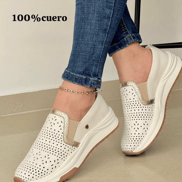 Mocasines para Dama en Cuero - ANAI 2