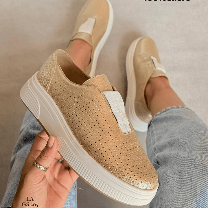 Mocasines para Dama en Cuero - LORAINE 3