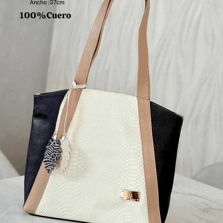 Bolso en Cuero PLUMAS 2