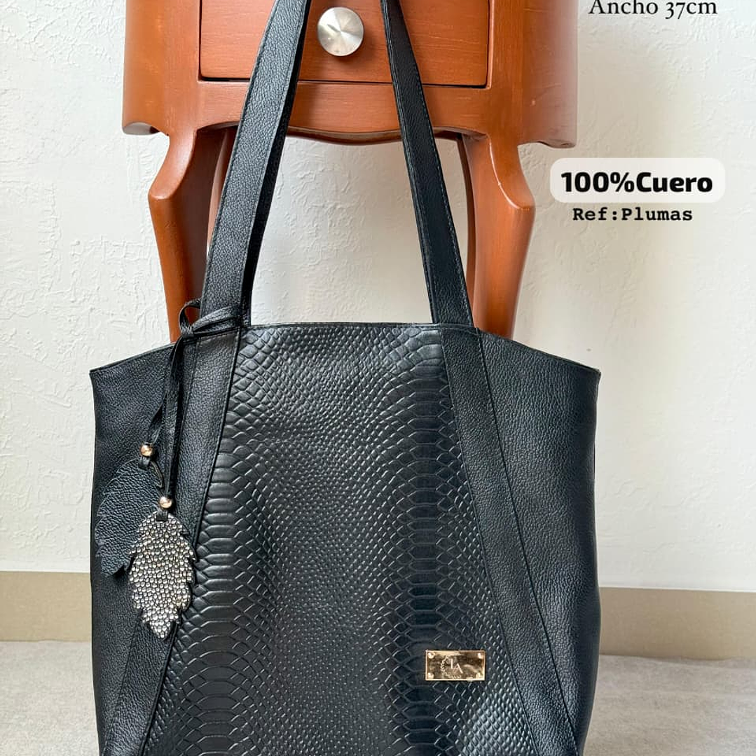 Bolso en Cuero PLUMAS 5