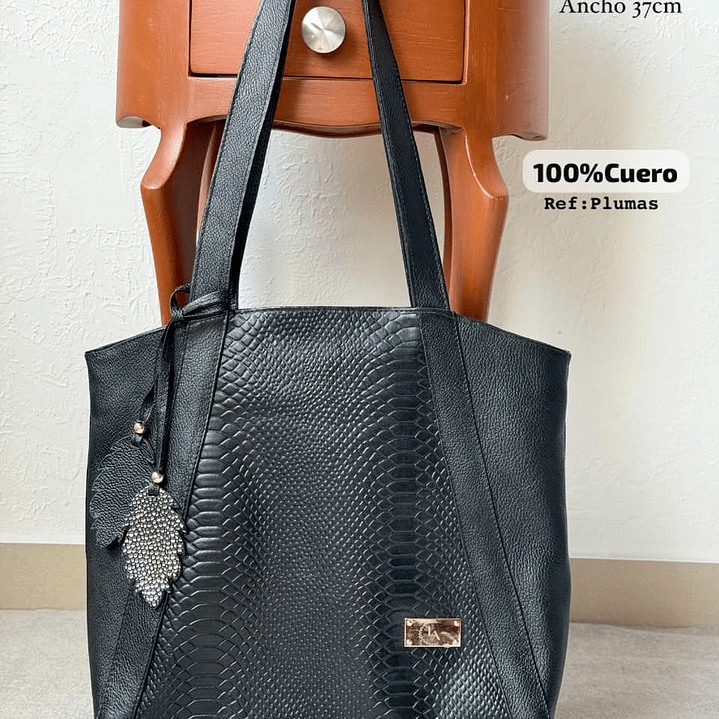 Bolso en Cuero PLUMAS 5