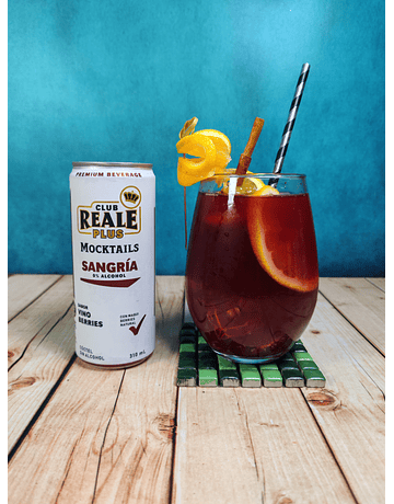 Pack Mocktails Sangría latas de 310 cc, 4 unidades