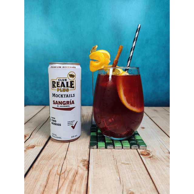 Pack Mocktails Sangría latas de 310 cc, 4 unidades