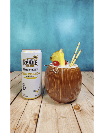 Pack Mocktails Piña Colada latas de 310 cc, 4 unidades