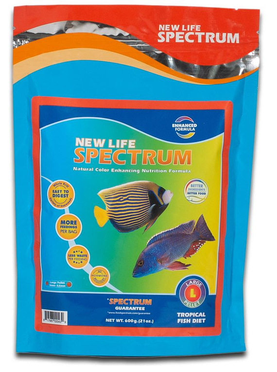 Comida para peces - New Life Spectrum Large fish 600g - Pellet 3mm