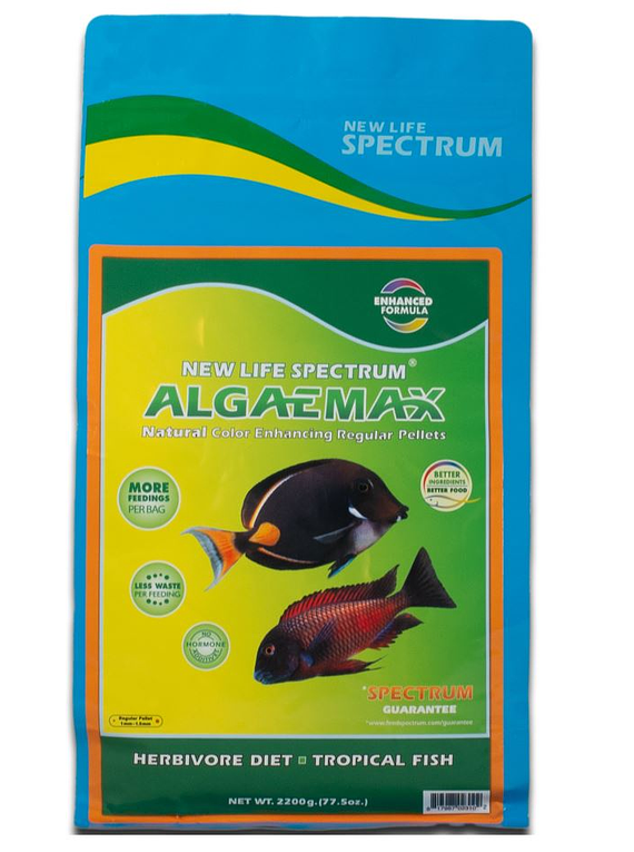 Comida para peces - New Life Spectrum Algaemax regular 2.2kg - 1mm pellet