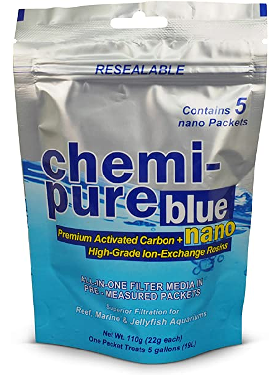 Material filtrante químico - Chemipure Blue nano 22g x 5