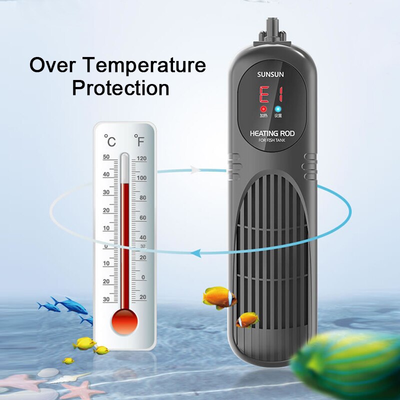 Comprar Calentador de acuario, varilla de calentamiento para pecera,  termostato sumergible, controlador de temperatura externo automático