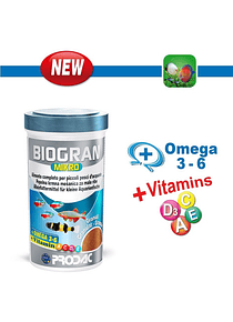 Alimento Peces Tropicales Biogran Mikro 100ml/50g 