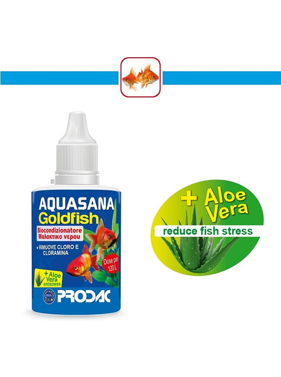 Acondicionador Anticloro Aquasana Goldfish Prodac - 100ml