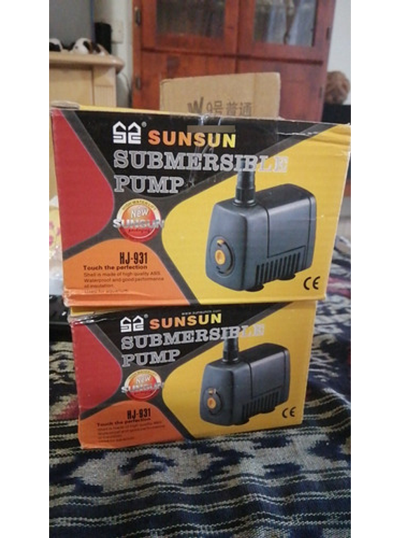 Bomba Agua Sumergible Fuente Acuario Bebedero 800 Lts/hra 