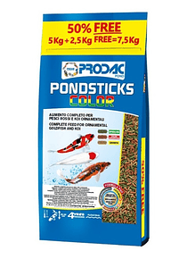 Alimento Peces Koi Y Carassius Prodac Pondstick Color 1kg 