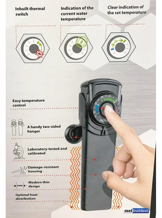 Termocalefactor 200w Irrompible Aquael Ultraheater