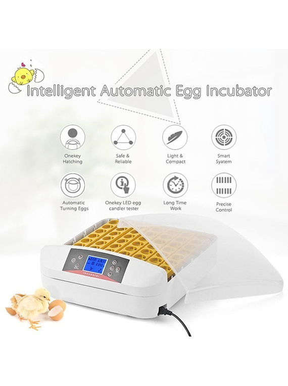 Incubadora Y Nacedora  De Huevos Automática - 42 Huevos 