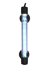 Luz Led Uv - Antialgas - 7w - Sumergible
