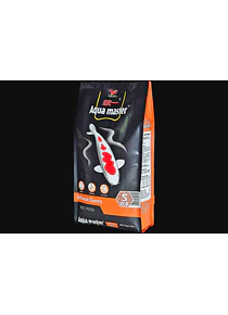 Alimento Peces Koi Aquamaster Invierno 1 Kilos Premium Talla S