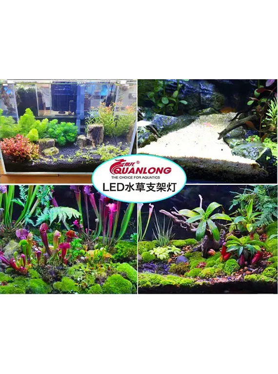 Ql-60a Acuario Plantas Led Lampara 60cm RGB