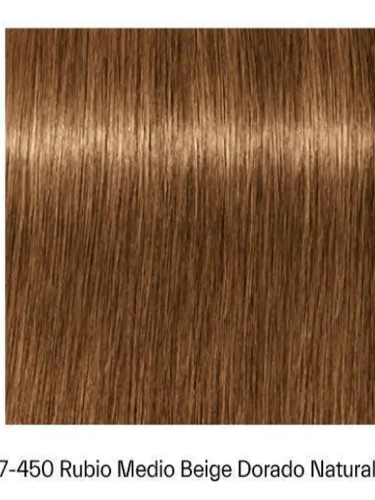 IGORA Royal Absolutes Tono 7-450 Rubio Medio Beige Dorado Natural 2