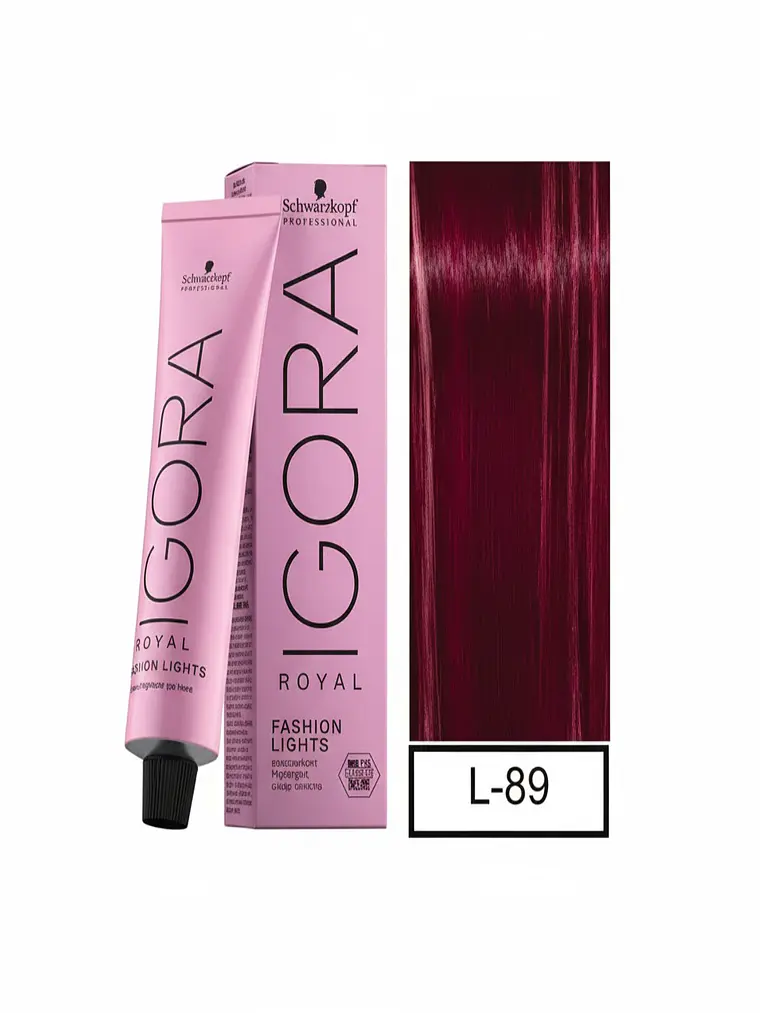 Igora royal fashion lights L-89 (rojo violeta) 1