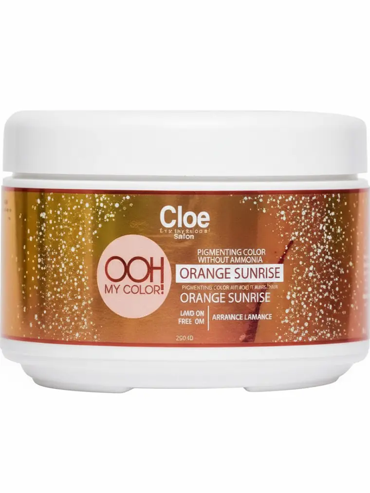 Mascarilla Matizadora Orange sunrise Cloe 270Gr 1