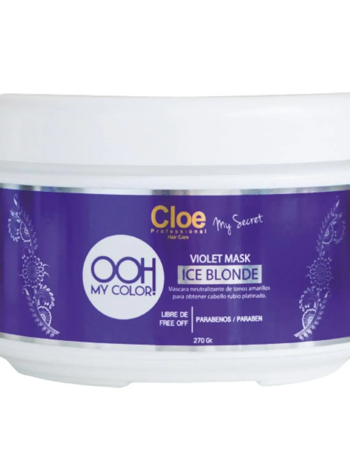 Mascarilla Matizadora Rubios Fríos Cloe 270Gr 2