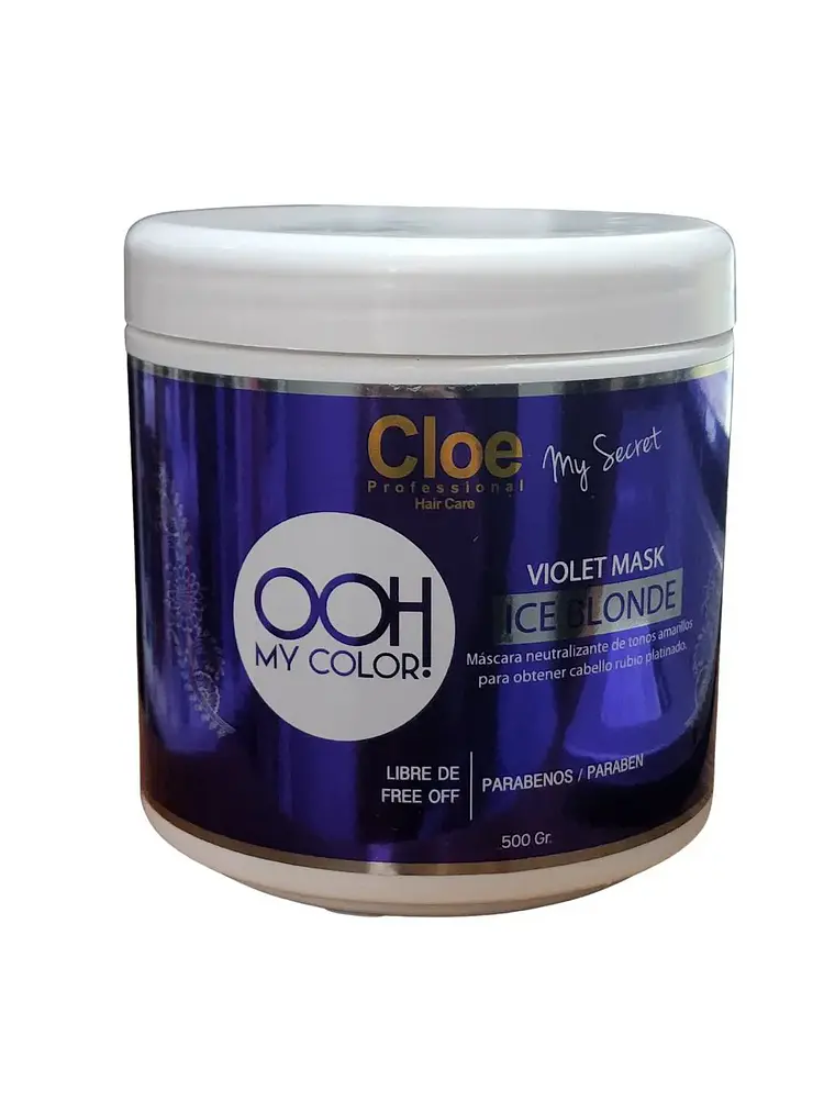 Mascarilla Matizadora Rubios Fríos Cloe 500Gr 1