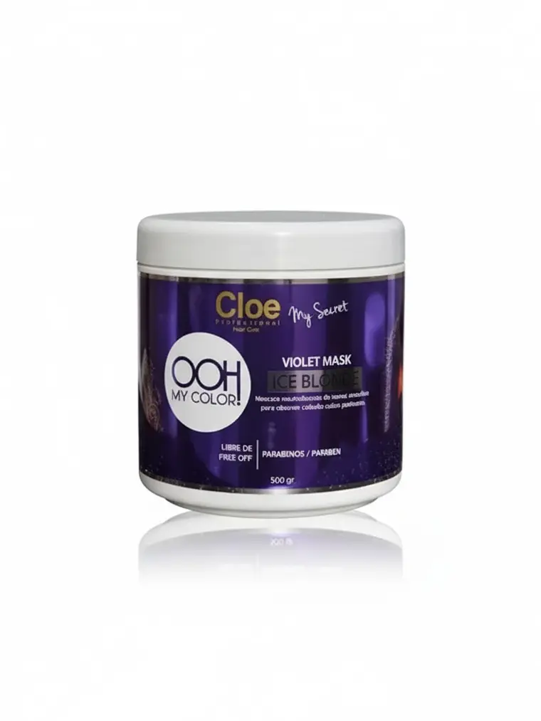 Mascarilla Matizadora Rubios Fríos Cloe 500Gr 2