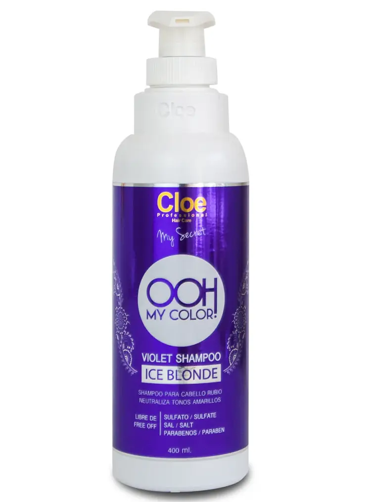 Shampoo Matizador Profesional para Rubio/Decolorados 400ml 1