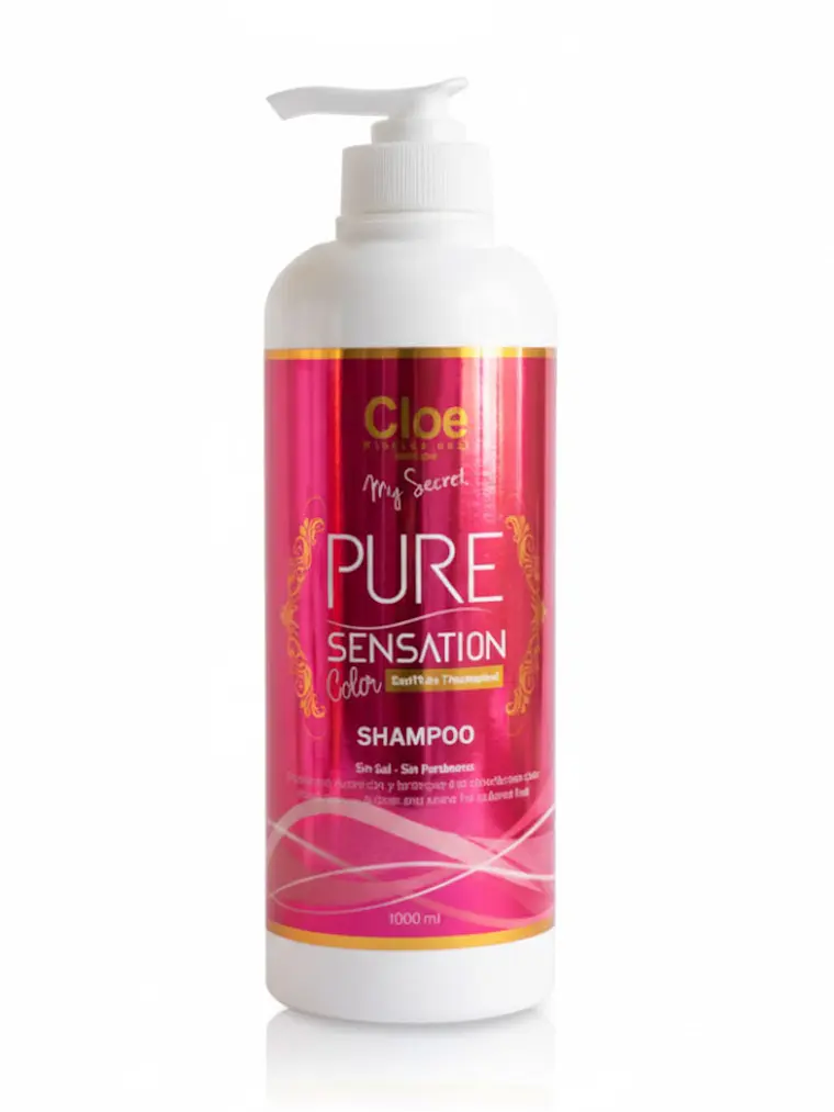 Shampoo Pure Sensation Color Cloe 1000ml Cabello Tinturado 1