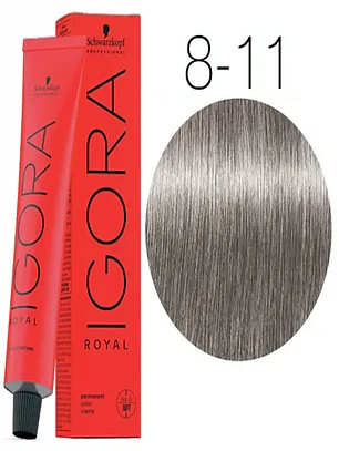 IGORA ROYAL 8-11 Rubio Claro Ceniza Intenso