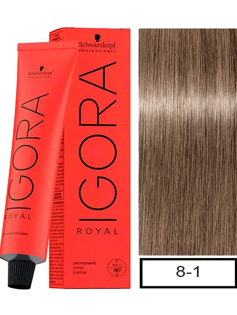 IGORA ROYAL 8-1 Rubio Claro Ceniza 1